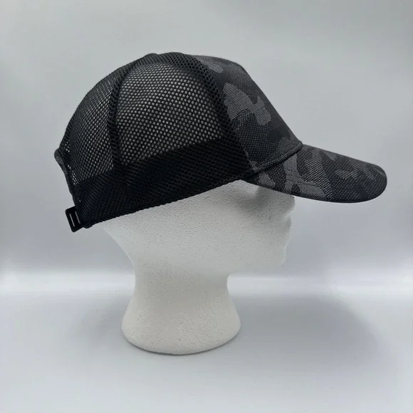 Lululemon Hat Cap SnapBack Men Black Camo Mesh Trucker Adjustable Athletic Gym - Picture 4 of 9